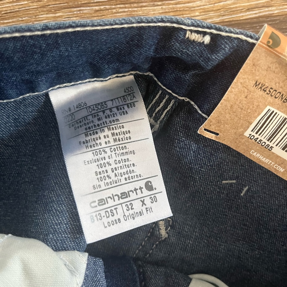 Carhartt Men's Relaxed Fit Denim Jeans - Picture 6 of 9